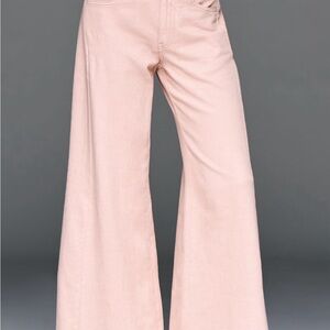 New Pilcro Mid-Rise Frayed-Hem Flare Pants 
Size 28 color cream ( not pink)